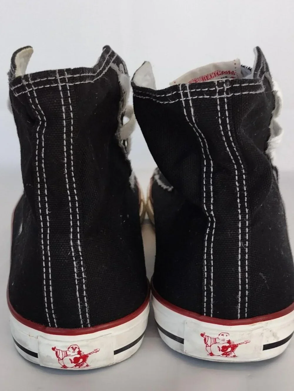 True Religion Black Canvas High Top Shoes Men's 11 EUR 44.5